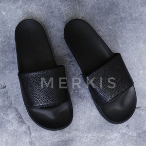 Black slide slipper in Bangladesh