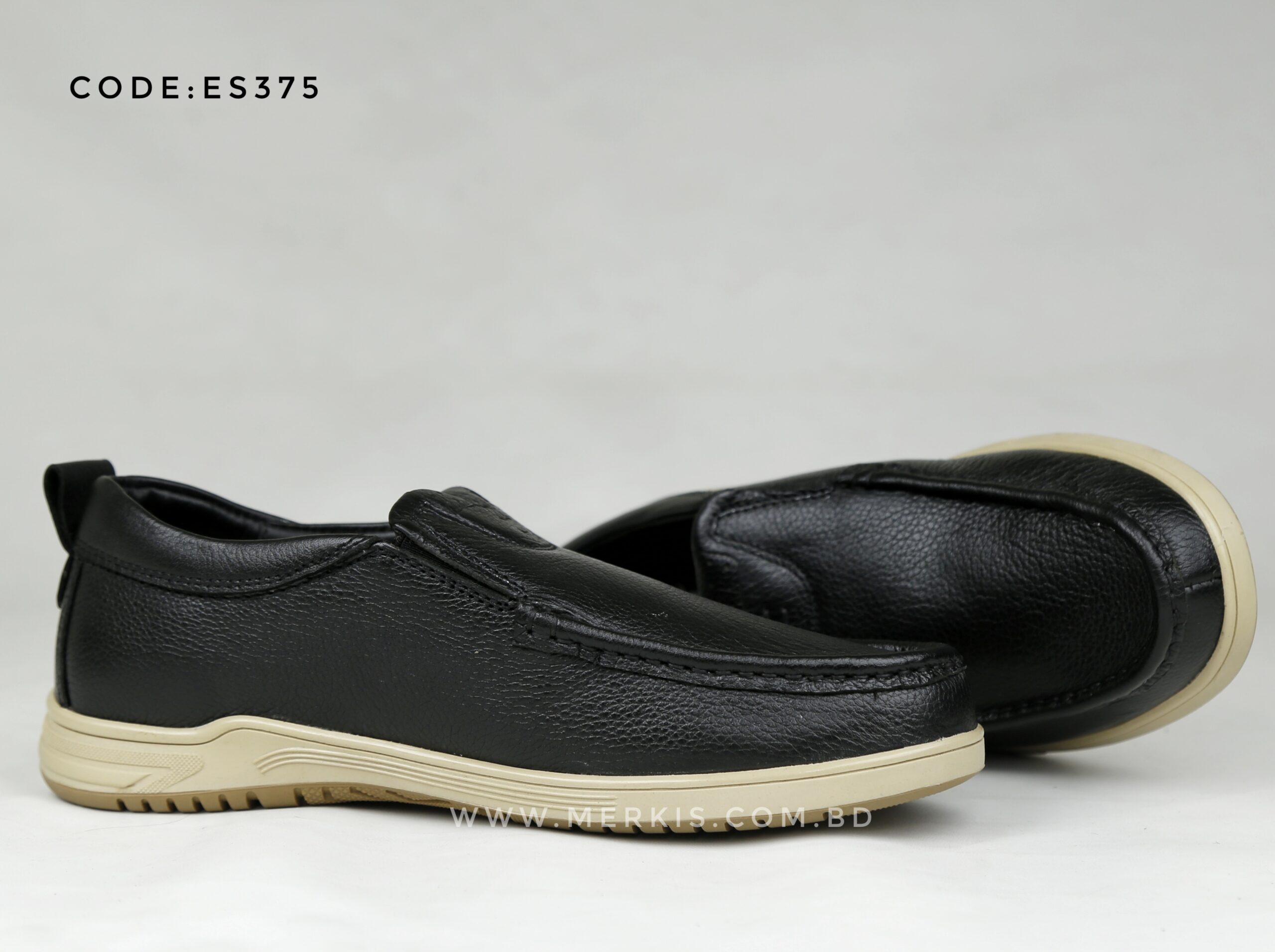 Awesome designable black royal cobra casual shoe for men bd