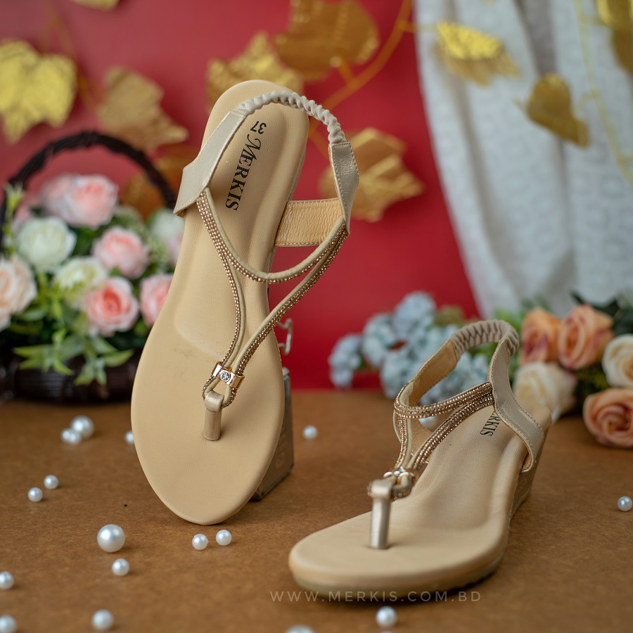 High quality girls low heel sandals bd | Comfortable heel for women
