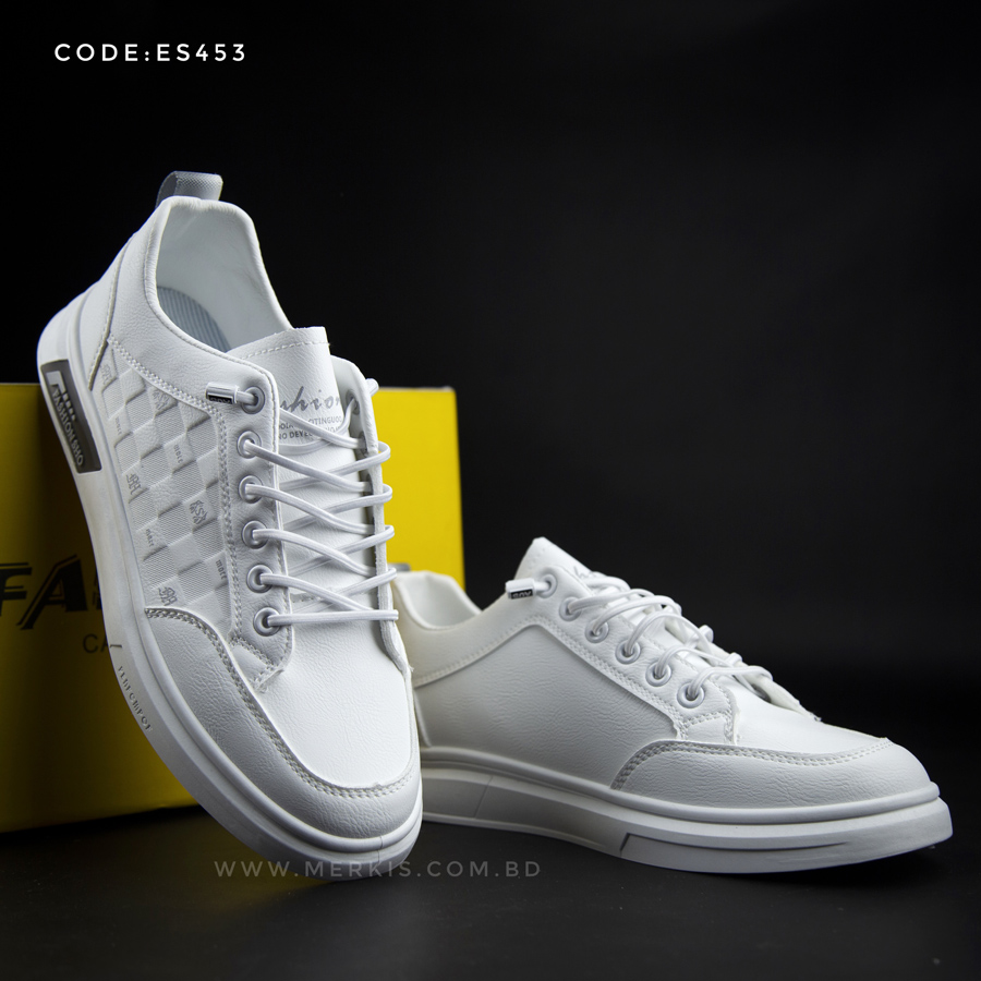 Awesome quality White sneakers shoes for men at the best price