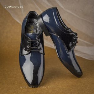 blue formal shoes for boys