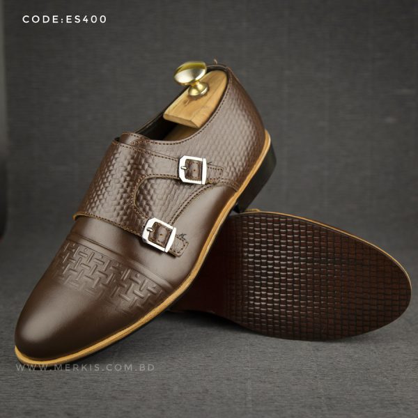 double monk shoes for men