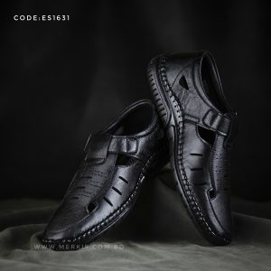 Awesome stylish black sandal for men