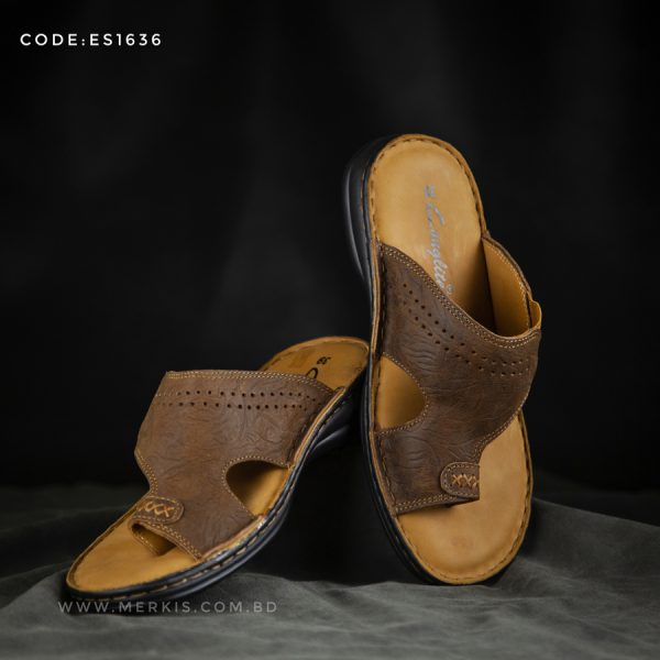 genuine leather sandal shoes for men