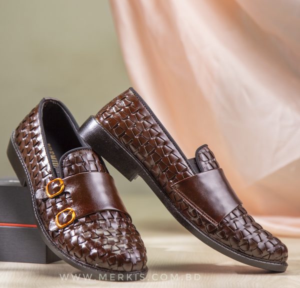 Stylish double monk loafers