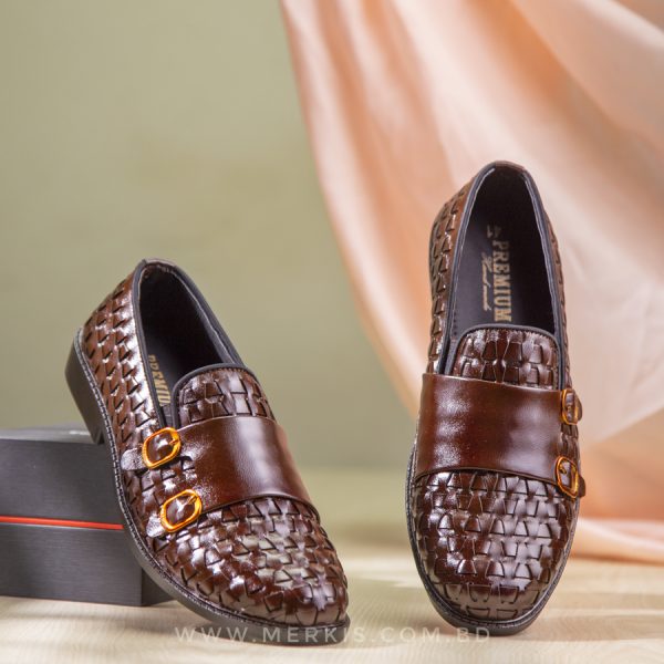 Stylish double monk loafers