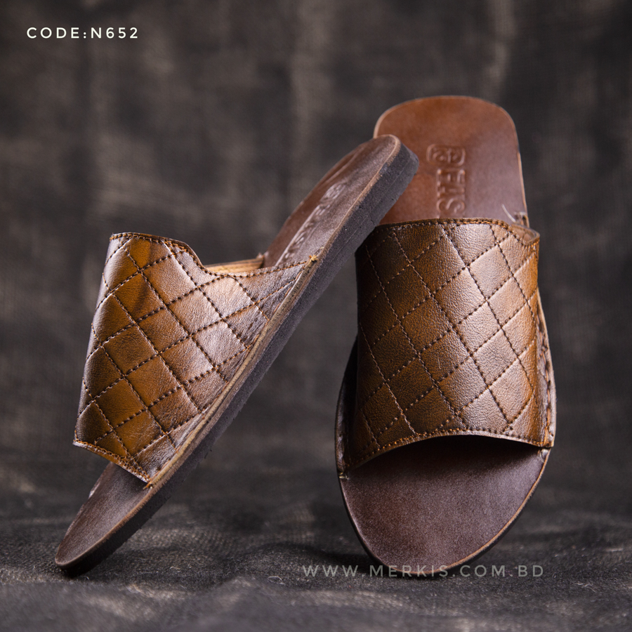 Leather Slippers for Men | Ultimate Comfort | Merkis