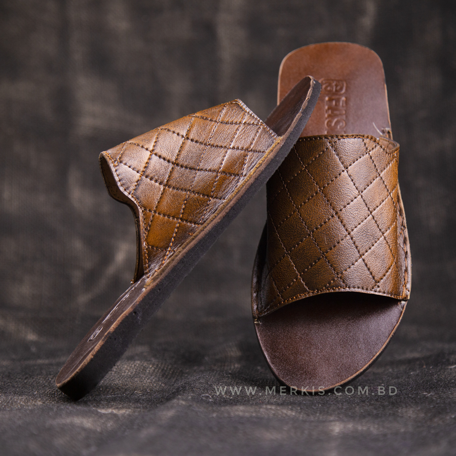 Leather Slippers for Men | Ultimate Comfort | Merkis