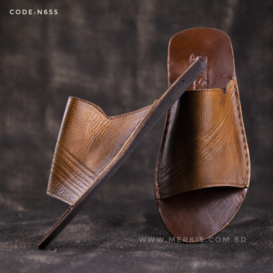 Mens Leather Slide Slippers | Comfy & Classy Slides for Men