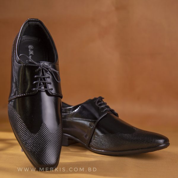 men's formal black shoe