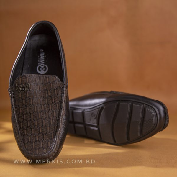 Leather loafers for men