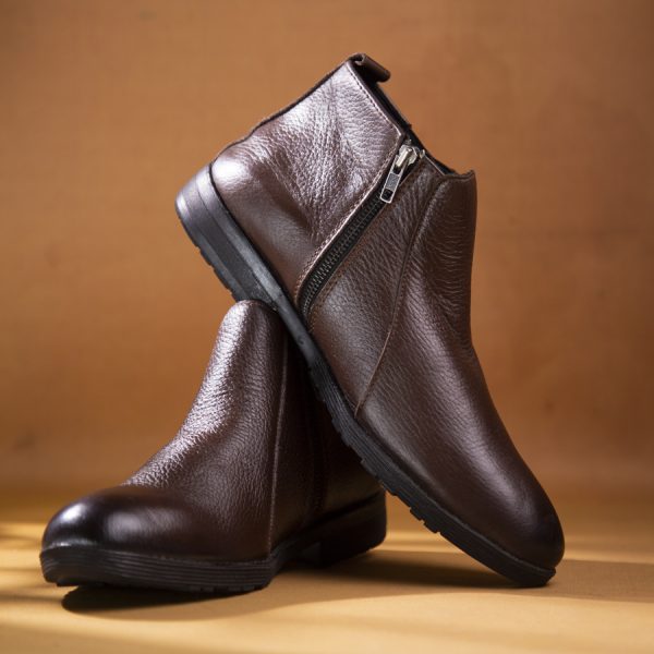 Chocolate Chelsea boots