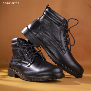Classic Black Leather Boots