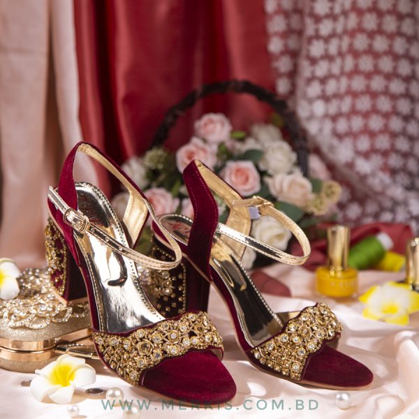 wedding heel sandals