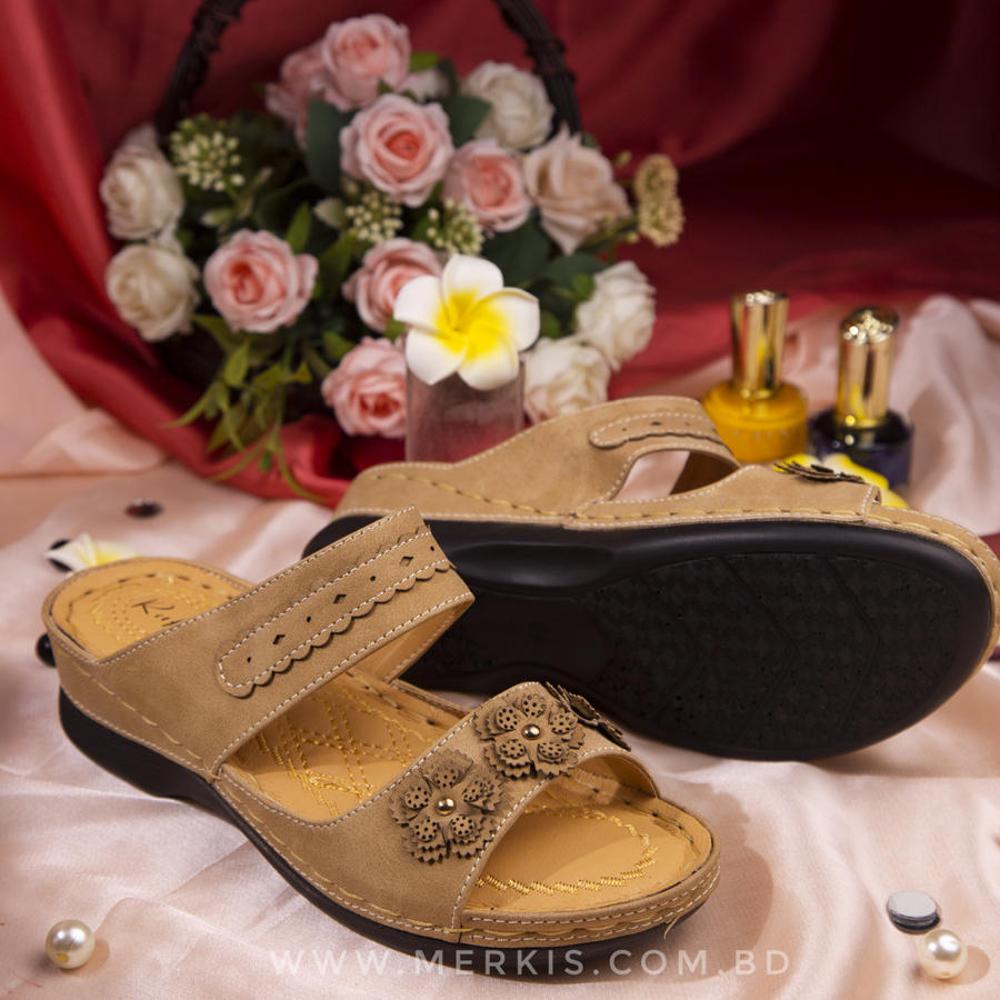 Ladies Dr Low Heel Sandal for Women | Merkis