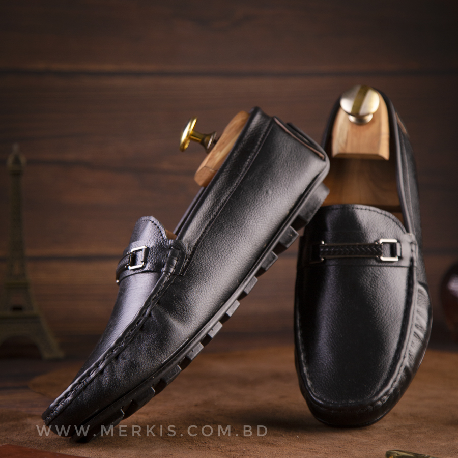 Modern Black Loafer For Men | Savor the Style | Merkis