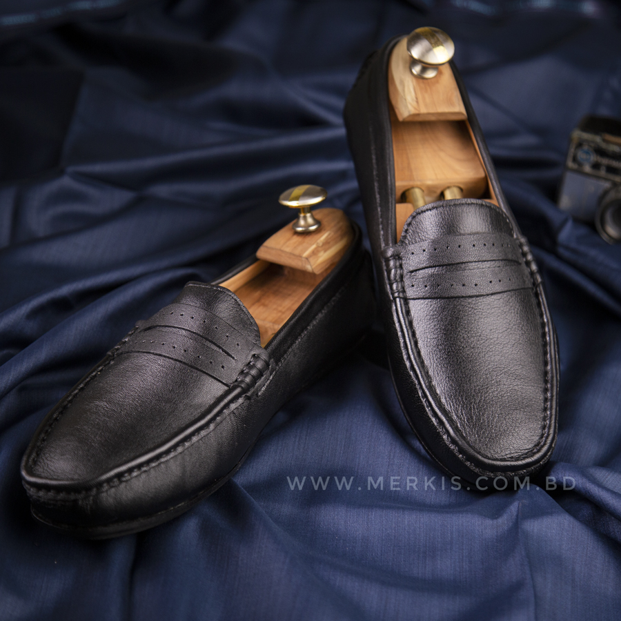Mens Black Loafer For Men Easy Fashion Merkis