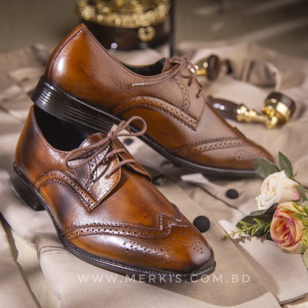 chocolate formal shoes