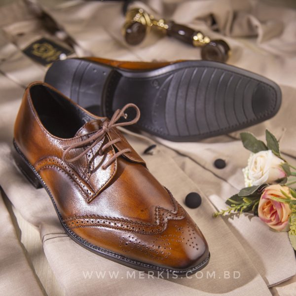 chocolate formal shoes