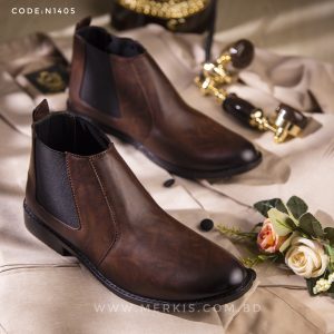 High Ankle Leather Boots