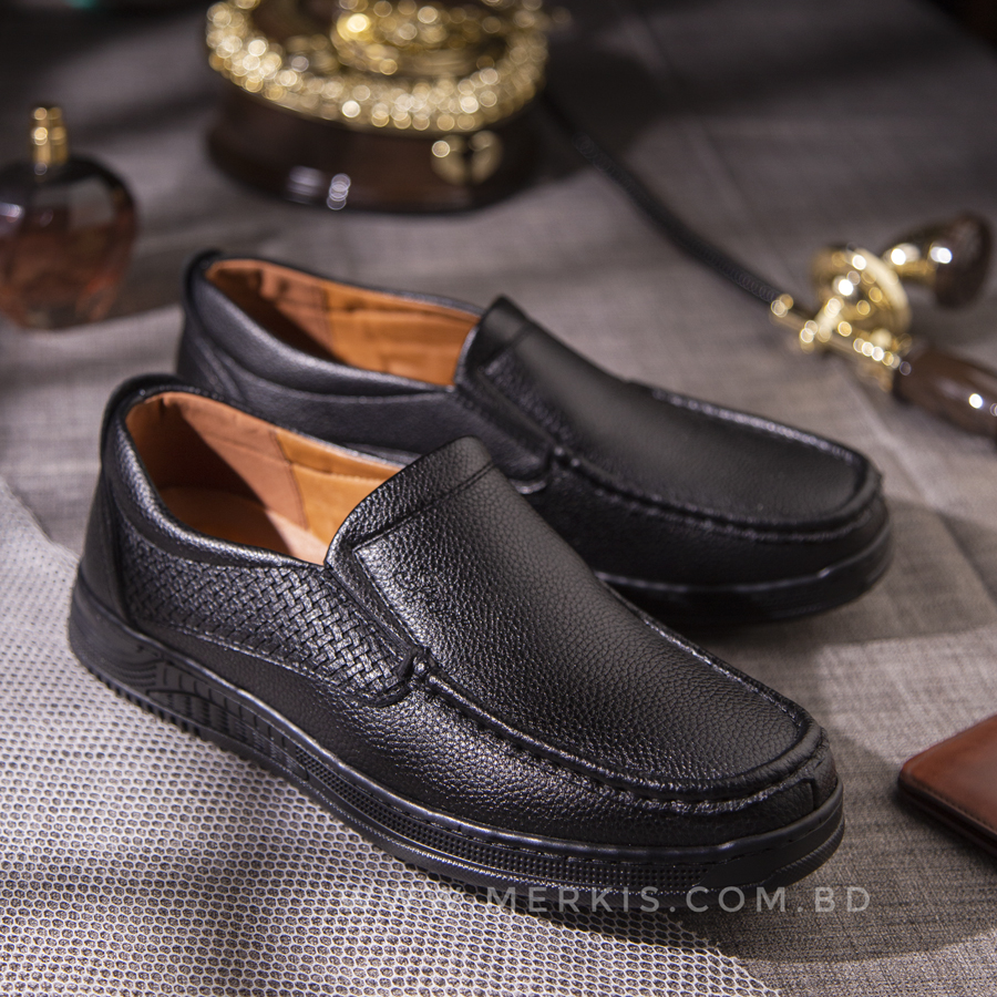 Black Casual Shoes For Men | Stride in Style | Merkis