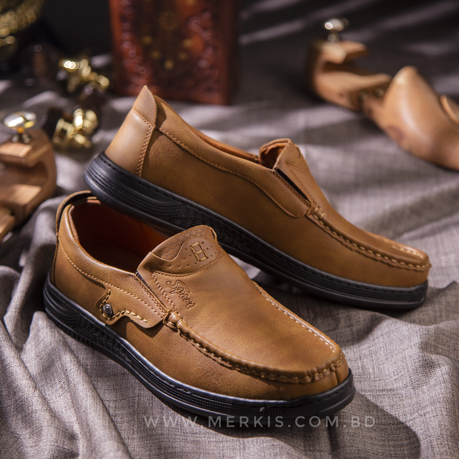 Brown Causal Shoes For Man | Street Smart Revival | Merkis