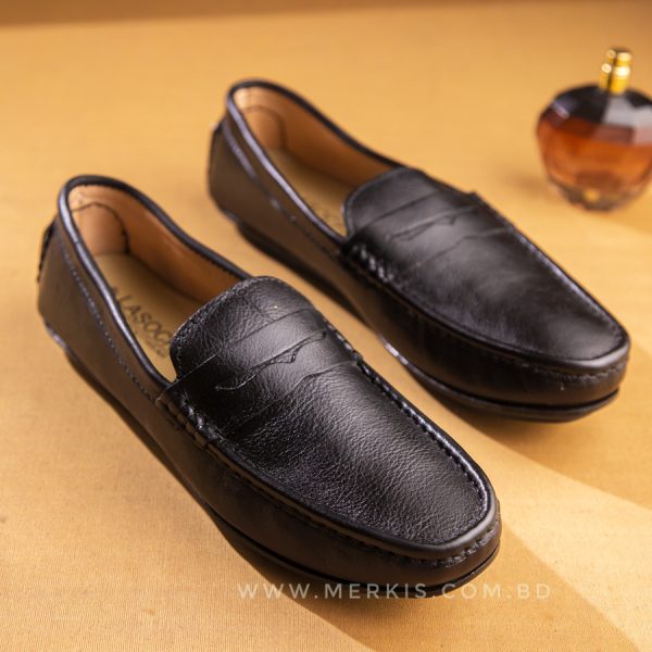 new mens black loafer