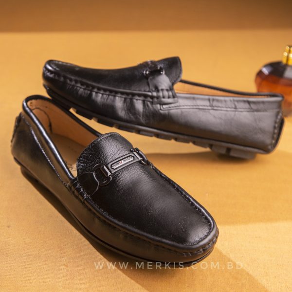 stylish black loafer