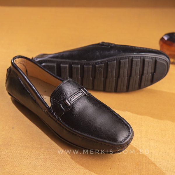 stylish black loafer