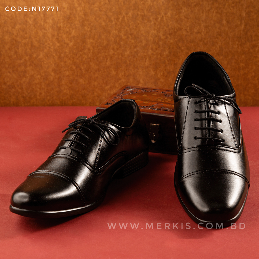 Black Formal Shoes BD | Elegant Steps | Merkis