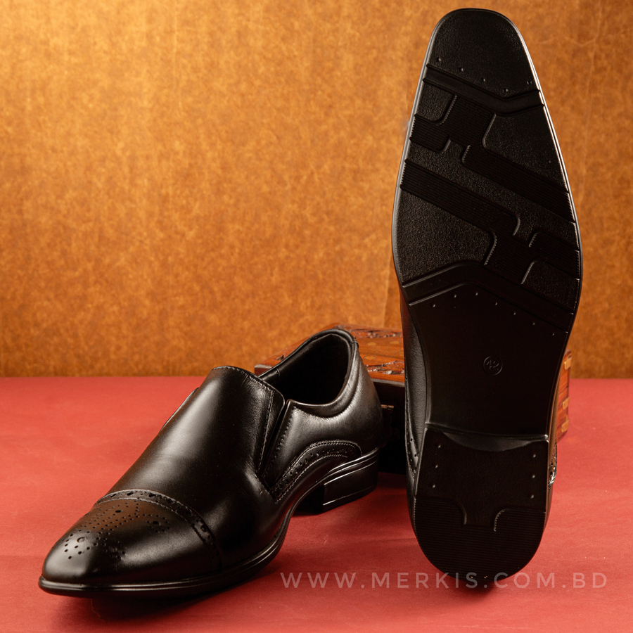 New Black Formal Shoes | Walk with Confidence | Merkis