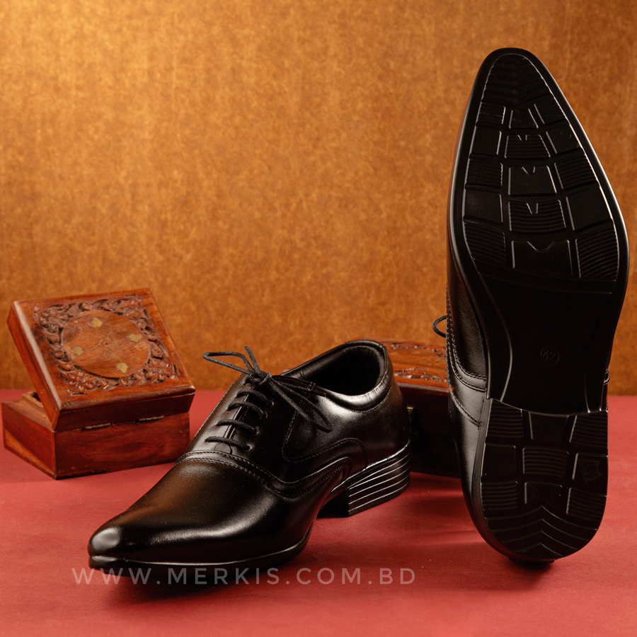 Black Formal Shoe BD | Black-Tie Ready | Merkis