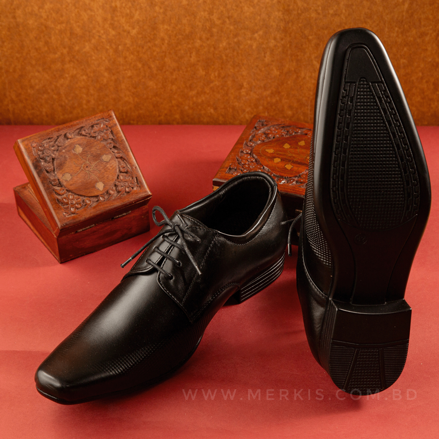 Latest Black Formal Shoes For Men | Every Step Counts | Merkis
