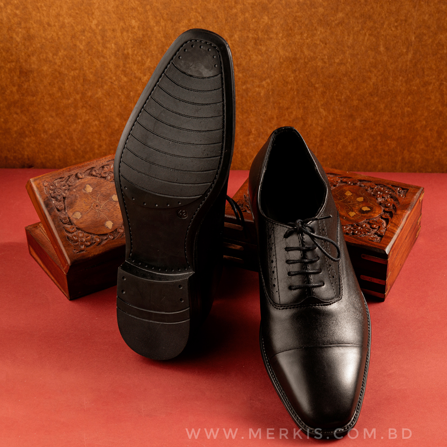 Stylish Black Formal Shoes | Fashion Forward Footwear | Merkis