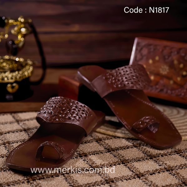 new chocolate kolhapuri sandal