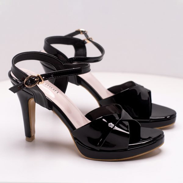 new black heel sandal bd