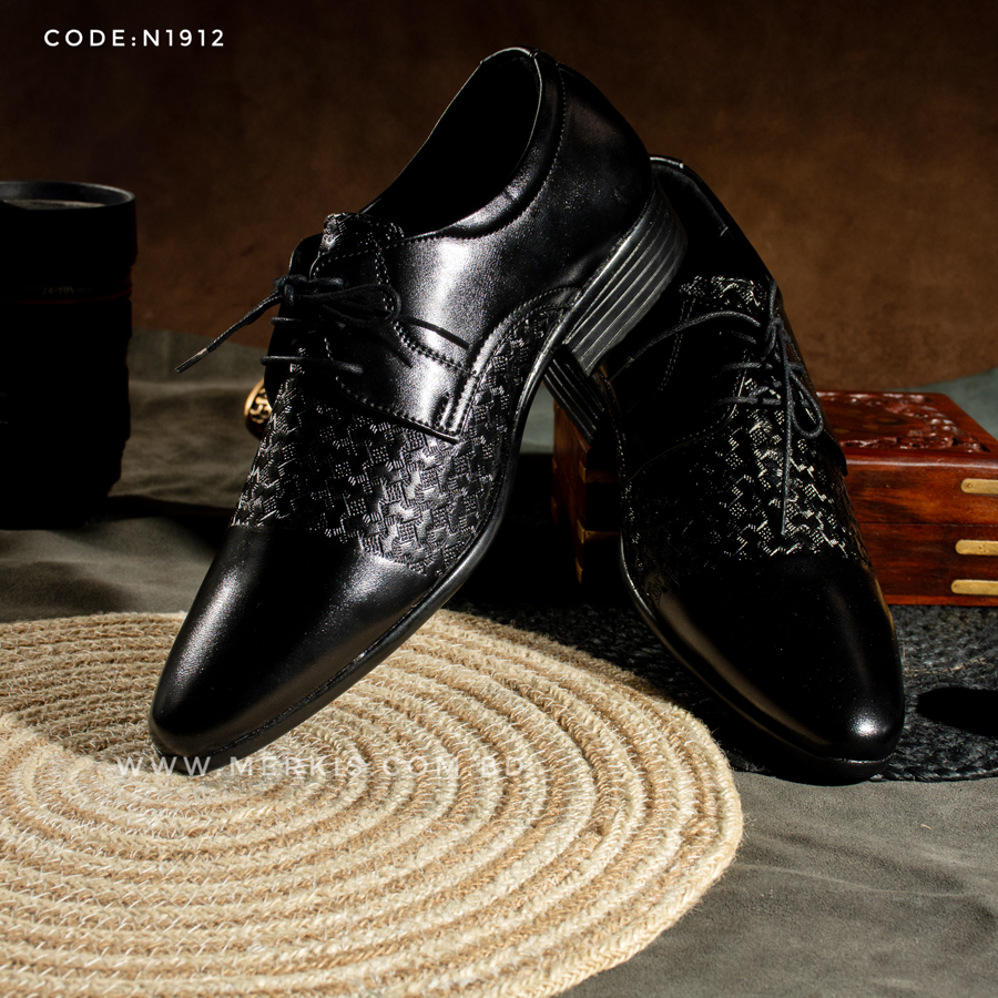 Mens Black Formal Shoes | Signature Comfort | Merkis