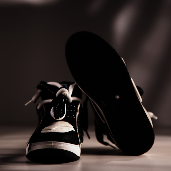 black ankle sneakers for women bd