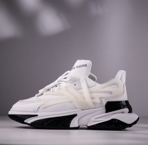 white balmain sneakers bd