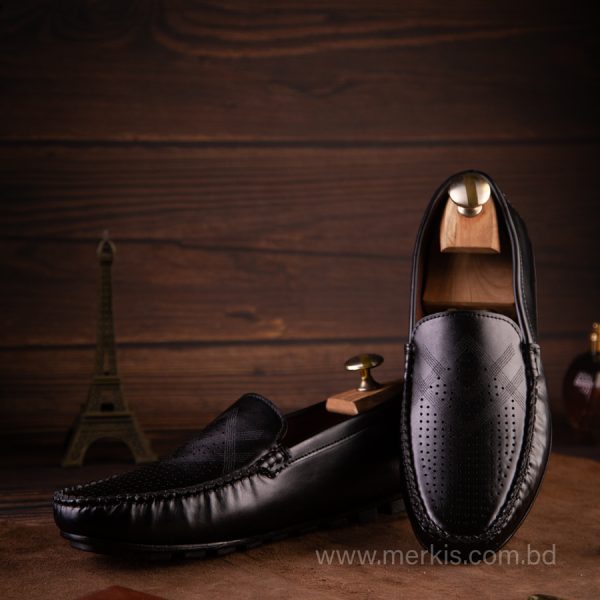 black loafer for men bd