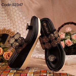 Women's Heel Black Sandal