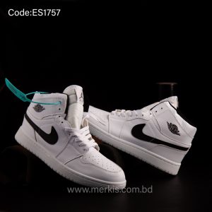 Nike air jordan 1 white sneakers bd