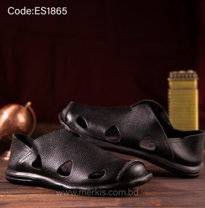 clark black sandal for men