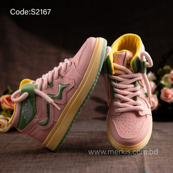 ladies high ankle sneakers bd