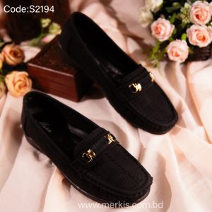 latest black loafer for women bd