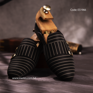 Trendy Black Half Loafer