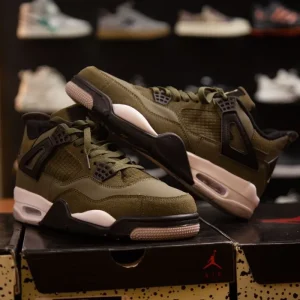 Men’s Air Jordan 4 Retro Craft Olive 1:1 Grade