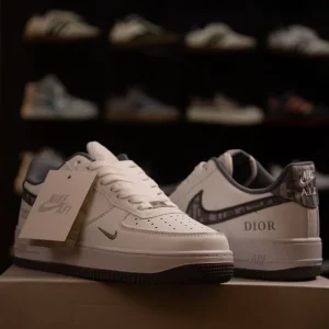 Nike AirForce 1 x Dior white gray 1:1 grade