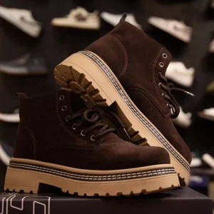 Trendy Strong Grip Rubber Sole Boot Men