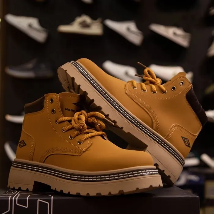 Stylish Heavy Duty Rubber Sole Boot For Men